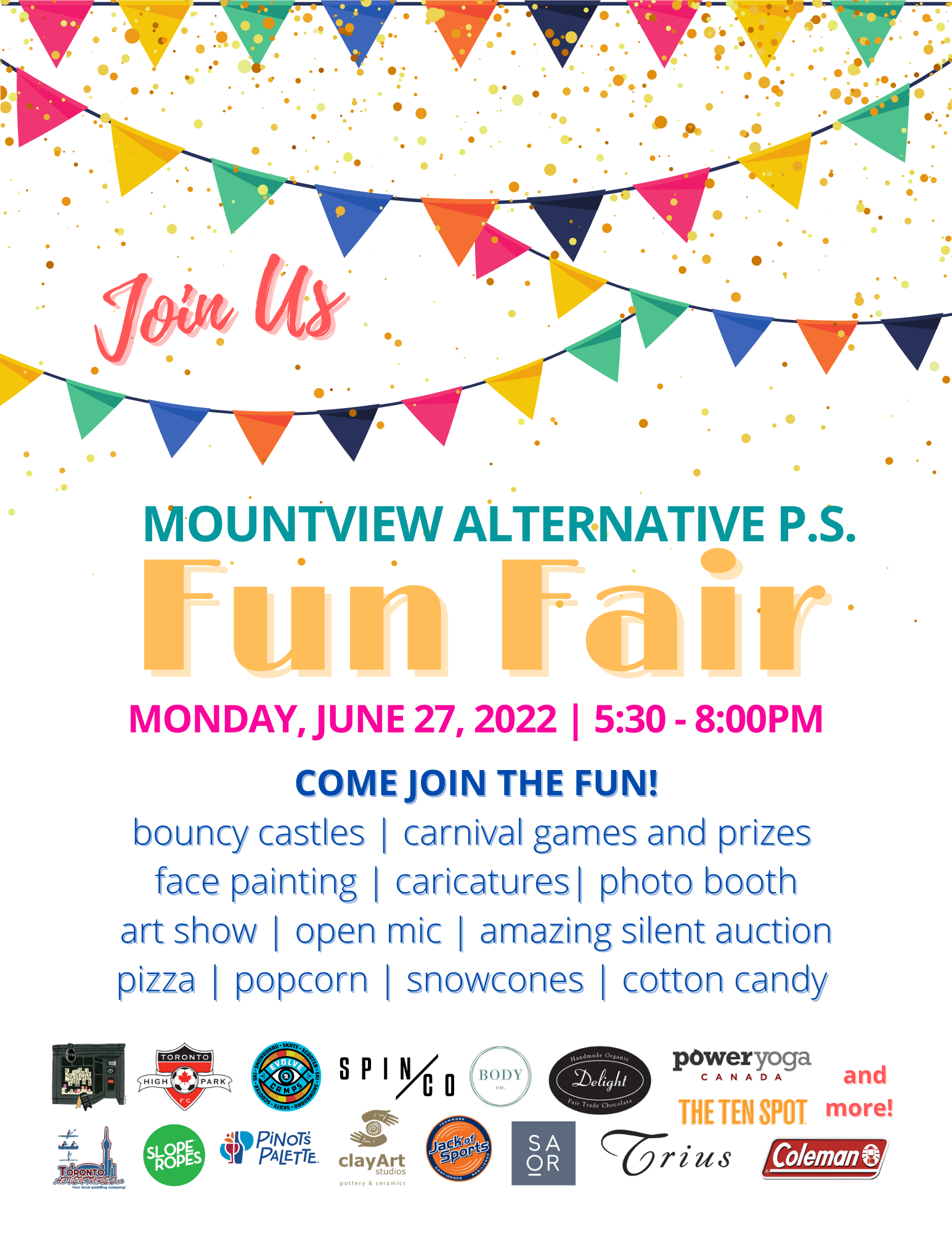 Mountview Fun Fair - Flyer 